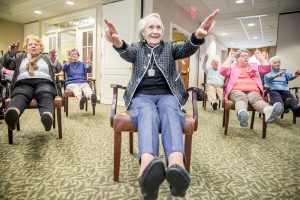 Assisted living care physical activities