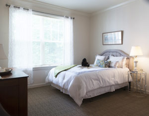 Assisted living facility bedroom