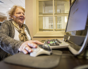 Resident on common area computer
