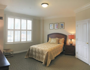 Assisted living facility bedroom